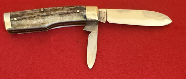 Fightn Rooster Knife Stag Copperhead Eagle Creek Cutlery Club 1980