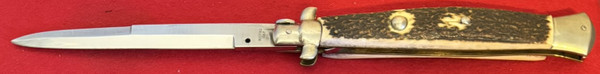 18" Italian Auto Stiletto, stag, MONSTER, 1984