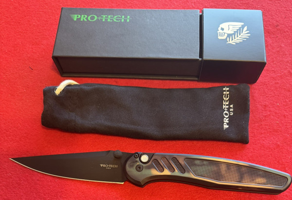 Pro-Tech Avalon Manual Pocket Knife, Peace Neighbor Design, SHIPWRECK, PN1103