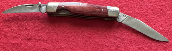 Kershaw Double-Cross Double 2 Blade Pocket Knife  Laminated Wood, Liner Lock,4380