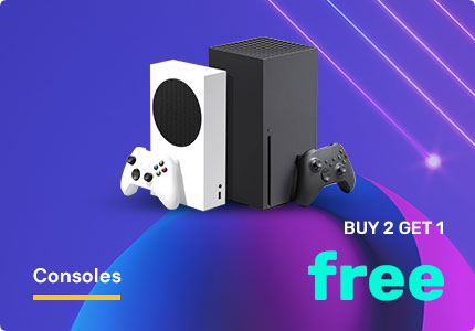 Consoles buy 2 get 1 free