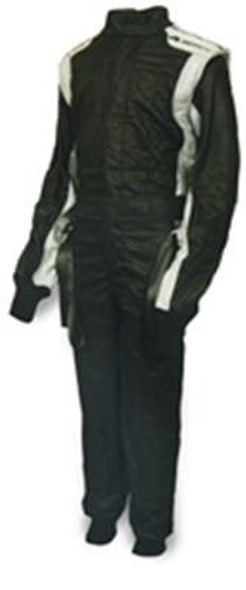 Suit D/L Mini Racer 1 pc Large Blk / Gray