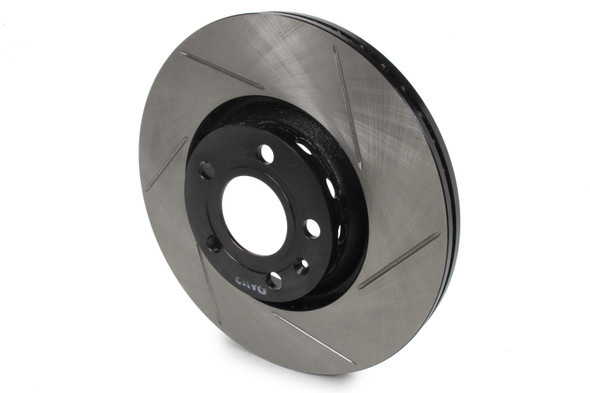 Sport Slotted Cryo Brake Rotor; Front Left