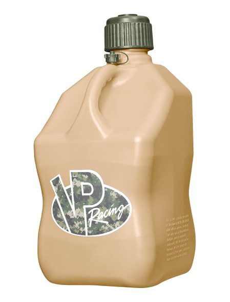 Motorsports Jug 5.5 Gal Tan Square