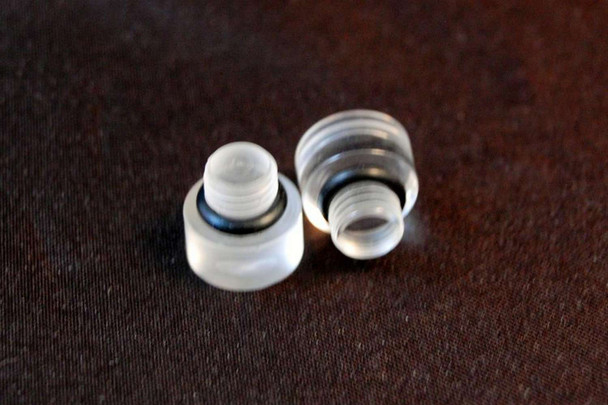 Clear Fuel Bowl Sight Plugs - Pair