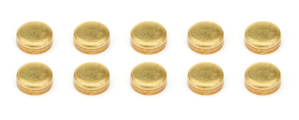 Expansion Plugs 10pk - Brass 1-3/8 Dia