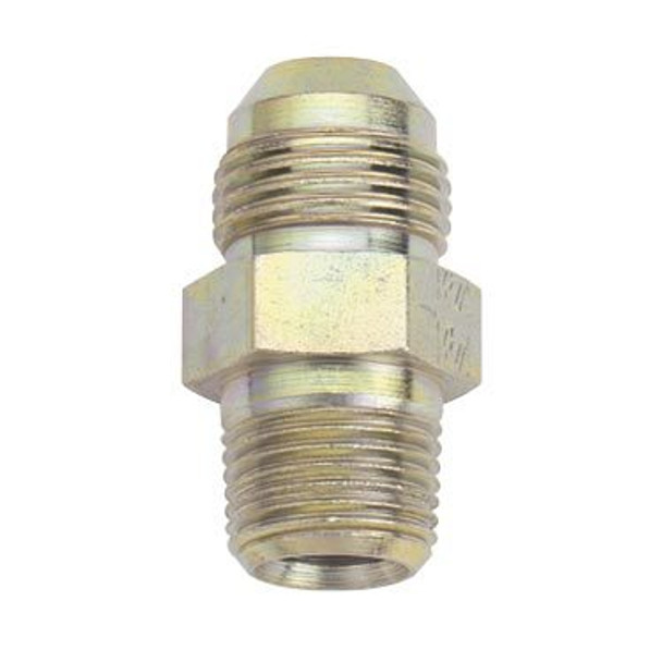 #4 x 1/4 MPT Straight Adapter Steel