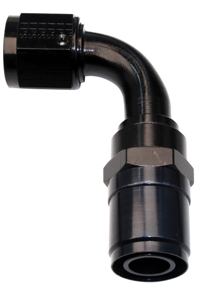 #4 Race-Rite Crimp-On Hose End 90-Degree