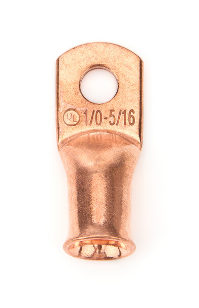 1/0 Gauge Copper Cable End 5/16in Hole