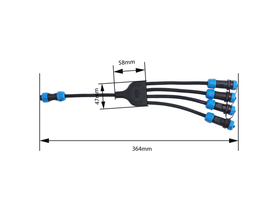 Industrial IP68 Modbus RS485 1-to-4 Splitter/Hub - Parley Labs Industrial IP68 Modbus RS485 1-to-4 Splitter/Hub - Parley Labs