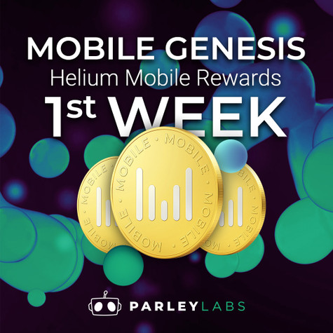 Helium Mobile Rewards: Genesis Week 1 Helium Mobile Rewards: Genesis Week 1