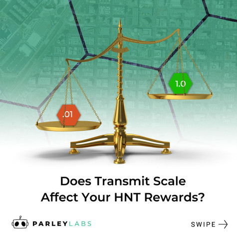 What is the transmit scale?
