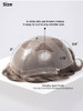 Mens Toupee M158 Skin Base with French Lace Window Top