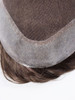 Mens Toupee M159 French Lace Top with Poly Perimeter