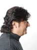 Mens Toupee M159 French Lace Top with Poly Perimeter