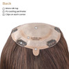  Mono Silk Top Clip On Hairpiece