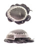 Toupee M110P Super Fine Welded Lace Hairpiece for Men with Clear Poly Painting Perimeter