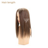 P46BSC Monofilament base 14 inch Human Hair Topper