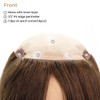 P46BSC Mono Top French Lace Front hairpiece with clips