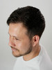 Mens Toupee M101 V-loop Thin Skin Base Hairpiece
