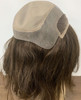 Overstock Mono poly with lace front Partial wig  ID813