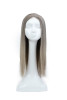 J95-Premium Human Hair French Top Weft Back Women Wig