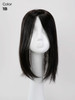 Q5612LP Premium hair French Lace piece Low Density- Clip on Topper