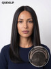 Q5616LP 16" Premium hair French Lace piece Low Density- Clip on Topper