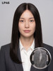 LP46 Low Density Mono Lace Top Clip-In Human Hair Topper