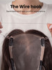 LP46 Low Density Mono Lace Top Clip-In Human Hair Topper