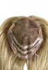 J211-Premium Human Hair Women Topper with Clips