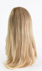 J214-Premium Human Hair Mono Top Weft Back Women Wig