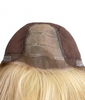 J216-Premium Human Hair Mono Top Hand Tied Weft Back Women Wig