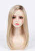 J216-Premium Human Hair Mono Top Hand Tied Weft Back Women Wig