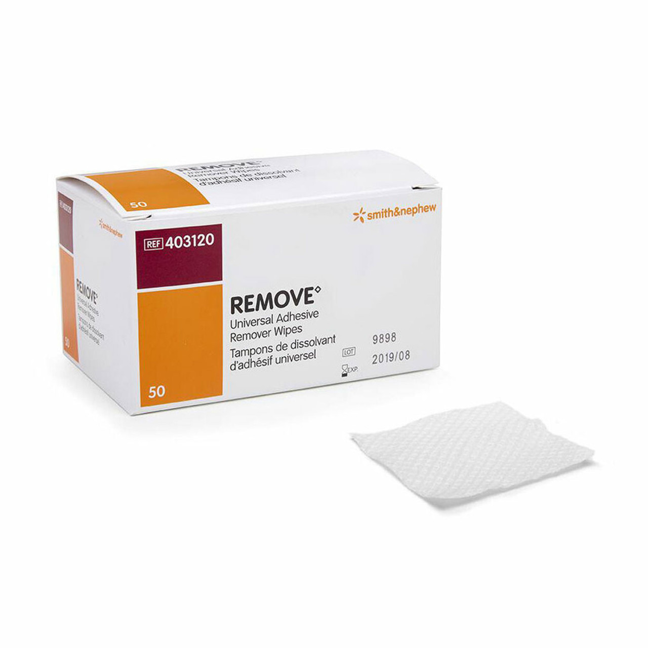 Smith & Nephew Adhesive Remover Wipes 50/Box