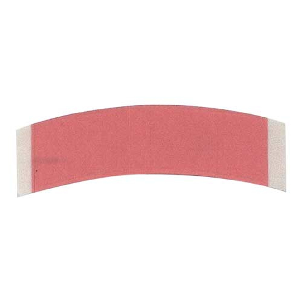 Davlyn A Slight Curve Tape(equals to C shape), Red Liner Clear Strip 36  pc/bag