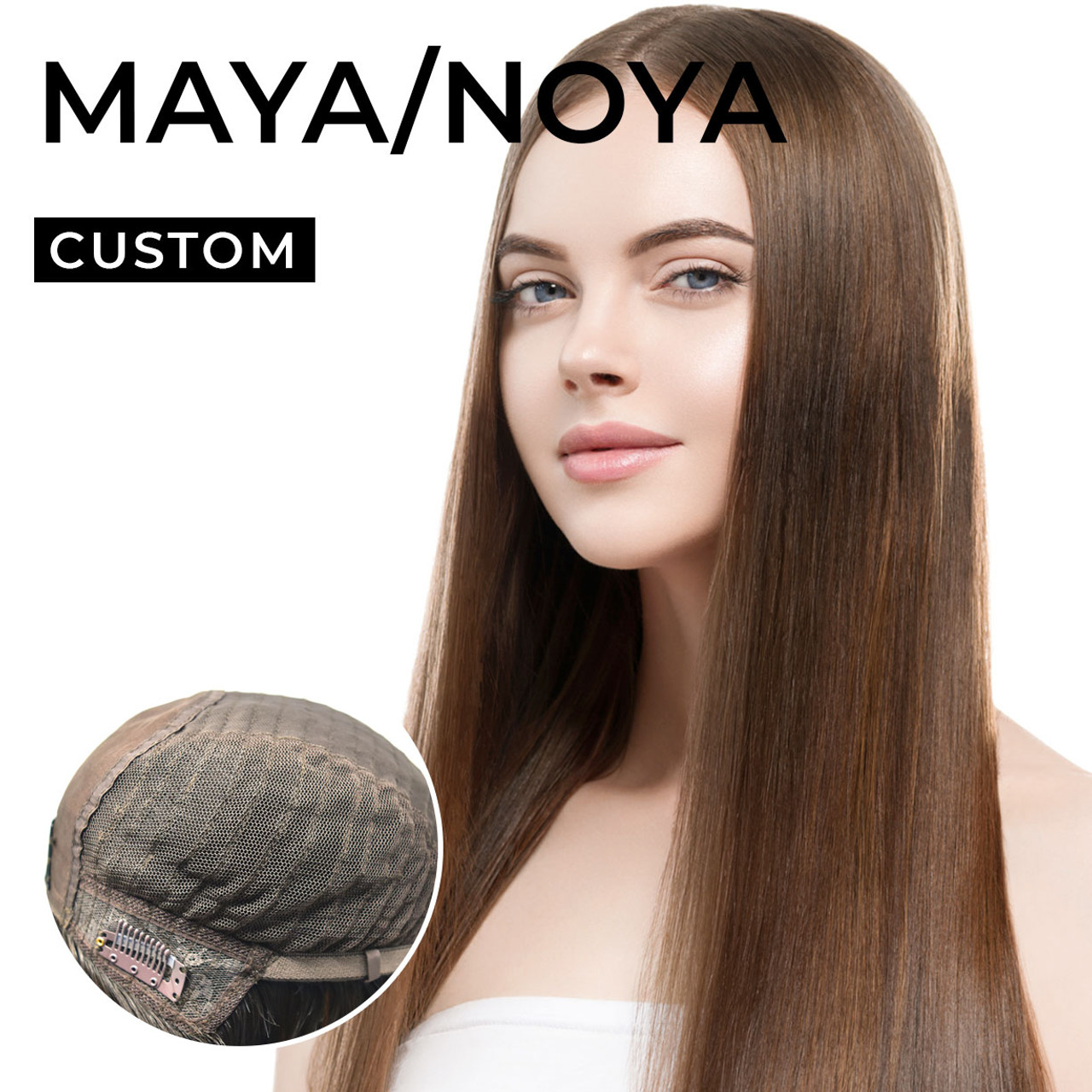 Maya - 100% Human Textured Hair Mannequin