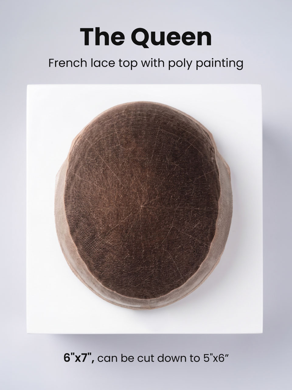 Queen 12 French Lace Hair Topper for Women | Top Hairpieces