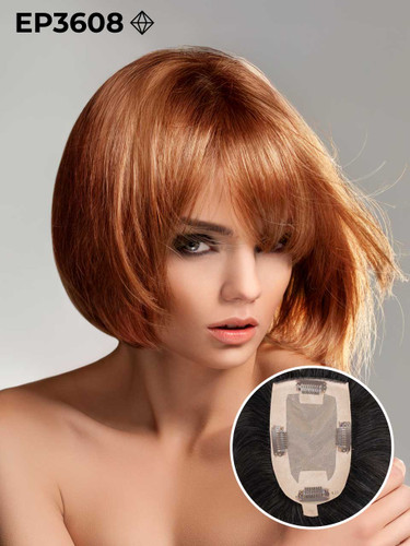 EP3608 Hair topper for thinning crown and natural part line  display picture 2