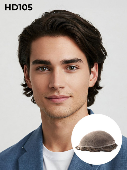 HD full lace toupee