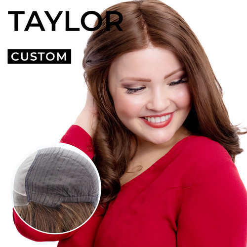 Custom made Mono Silk Top with Welded Mono Lace Front Hair Loss Medical Wig - Taylor