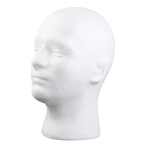 Juvale Female Foam Mannequin Head, Wig Display (11.8 in, 2 Pack)