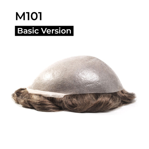 M101 Basic Thin Skin Toupee for Men