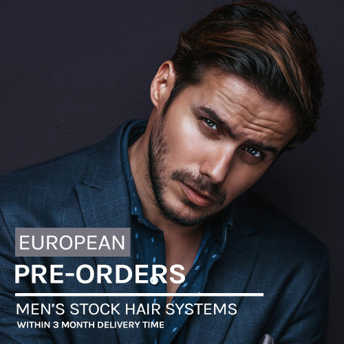 Virtual Order Men's European Stock Hairpieces