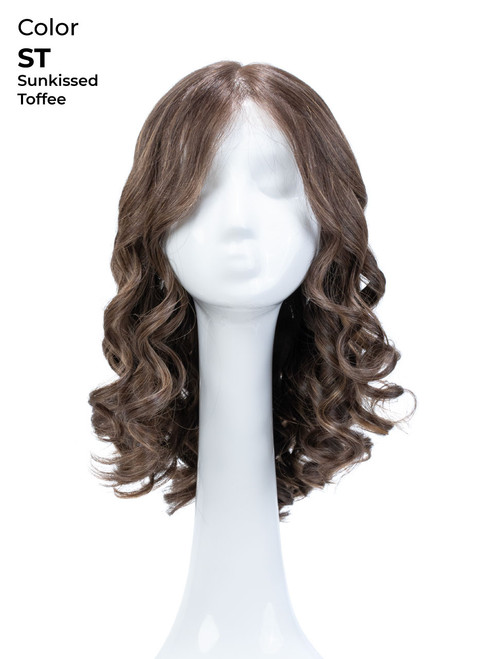Esther kosher sheitel, three-quarter view