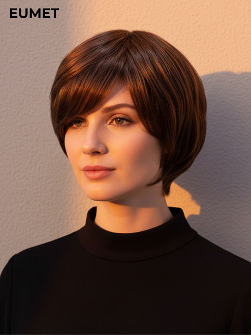 Eumet – European Virgin hair Silicone Wig Short Hair