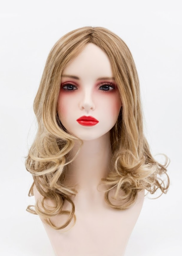 J220-Premium Human Curly Hair Mono Top Hand Tied Weft Back Women Wig