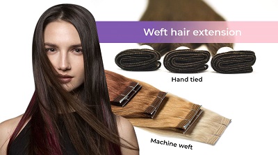 Difference Between Machine  and Hand Tied Weft Hair Extensions