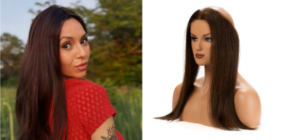 Frontal Halo Hairpiece: Best Thinning Hair Solution for Women with Receding Hairlines Frontal Halo Hairpiece: Best Thinning Hair Solution for Women with Receding Hairlines
