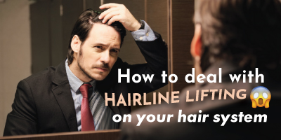 How to deal with hairline lifting on your hair system